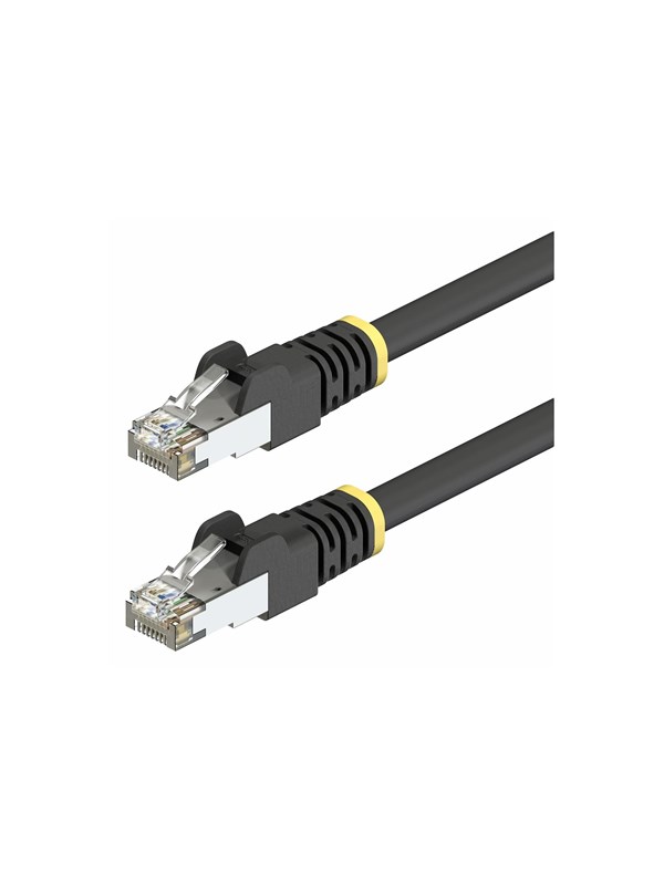 StarTech.com Startech patch cable - 2 m - black - Zwart