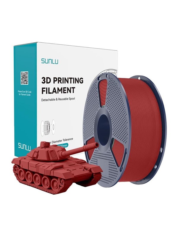 Sunlu PLA+ High-Speed Filament - Red