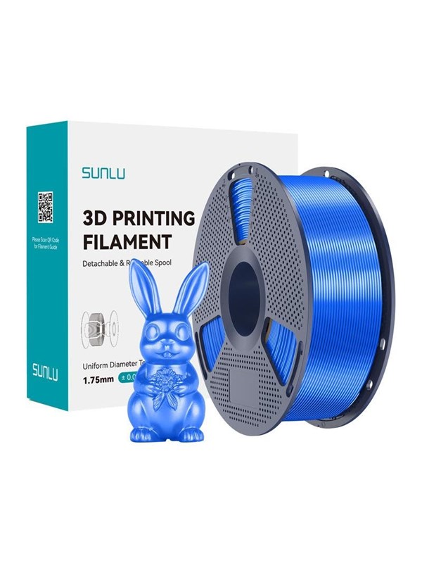 Sunlu PLA+ Silk Filament - Blue