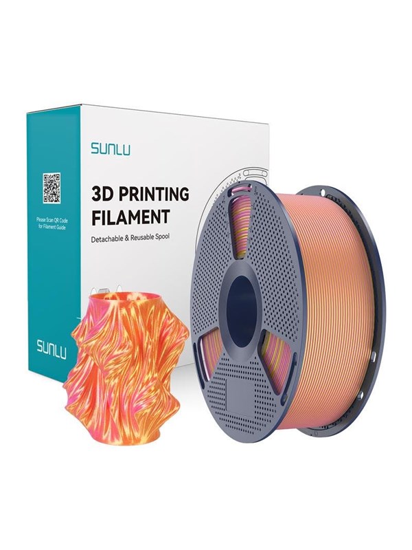 Sunlu PLA+ Silk Dual Color Filament (Pink and Gold