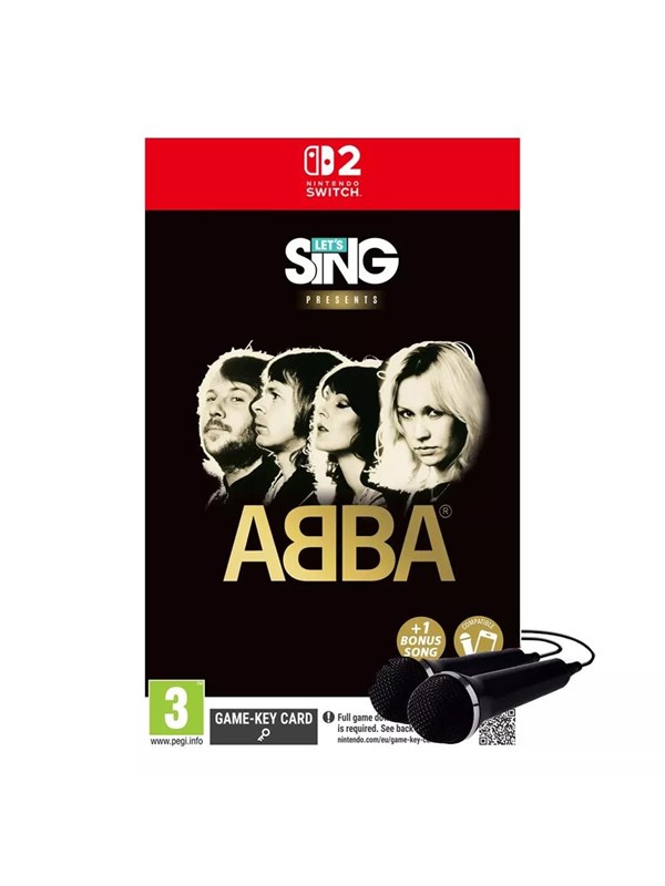 THQ Nordic - Let's Sing ABBA 2 Mic Bundle - PlayStation 5 - Karaoke Game - Inclusief 2 Microfoons