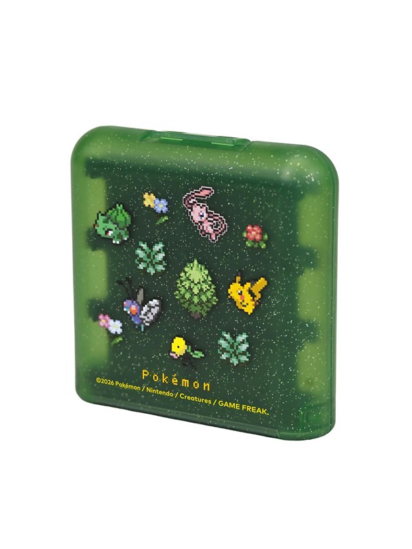 HORI 24-Game Card Case - Pokémon Pixel Green - Nintendo Switch 2 - Nintendo Switch 2