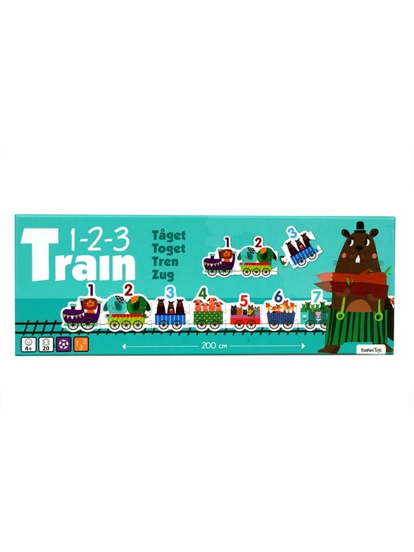 Barbo Classic Puzzle Train - Animal 123 (INT)