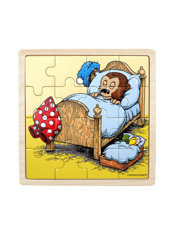Rasmus Klump - Framed Wooden Puzzle - Good Night