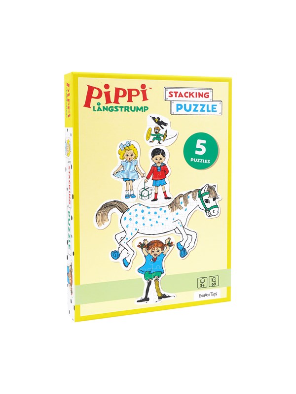 Pippi Langstrømpe Pippi - Stacking Puzzle - Friends