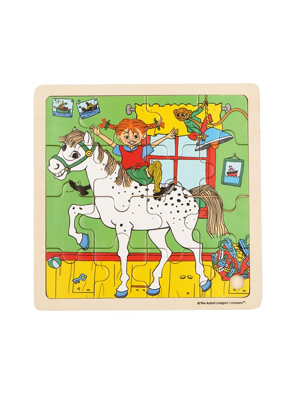 Pippi Langstrømpe Pippi - Framed Wooden Puzzle - Horse