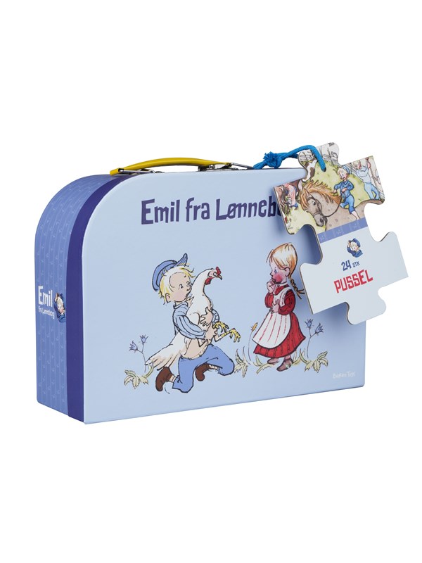Emil fra Lønneberg Emil - Suitcase w. Puzzle - Outdoor
