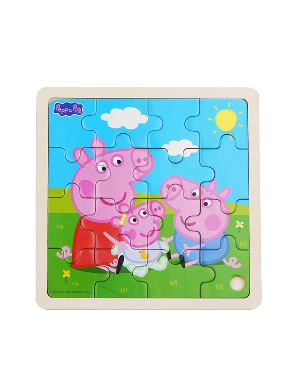 Peppa Pig - Framed Wooden Puzzle - Siblings