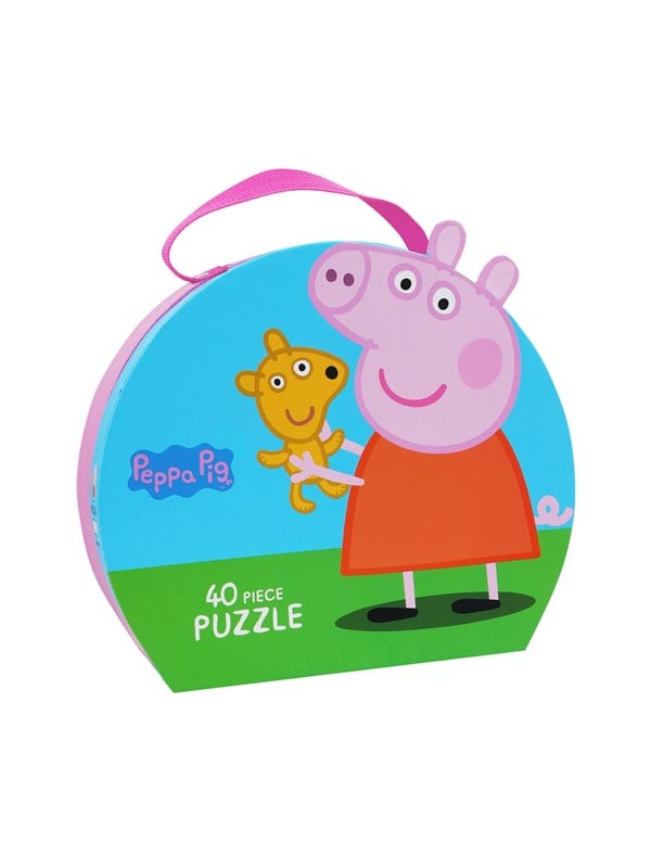Peppa Pig - Suitcase w. Puzzle - Teddy