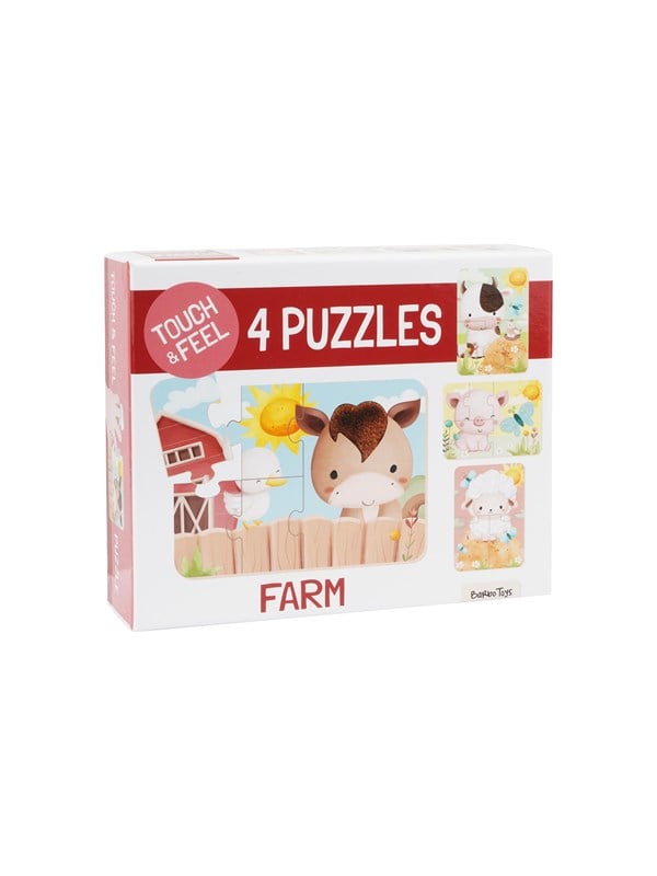 Barbo Classic Touch & Feel Puzzles - Farm
