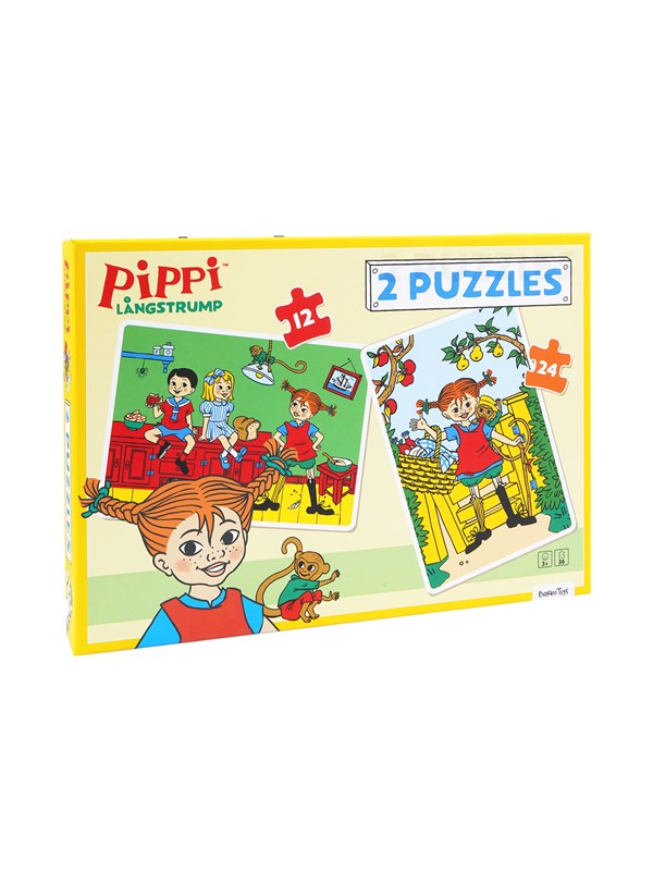 Pippi Langstrømpe Pippi - 2 Puzzles