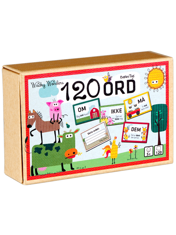 Wacky Wonders - 120 Ord Brætspil (DK)