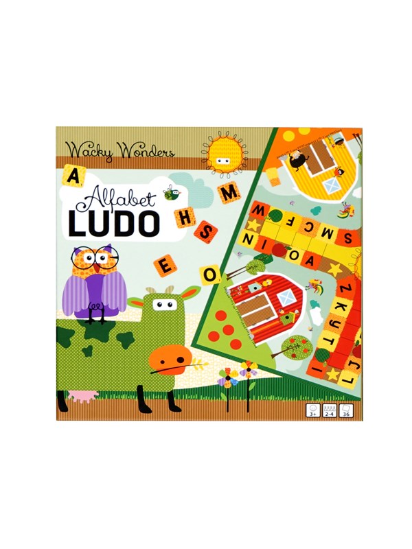 Wacky Wonders - Alfabet Ludo Brætspil (DK)
