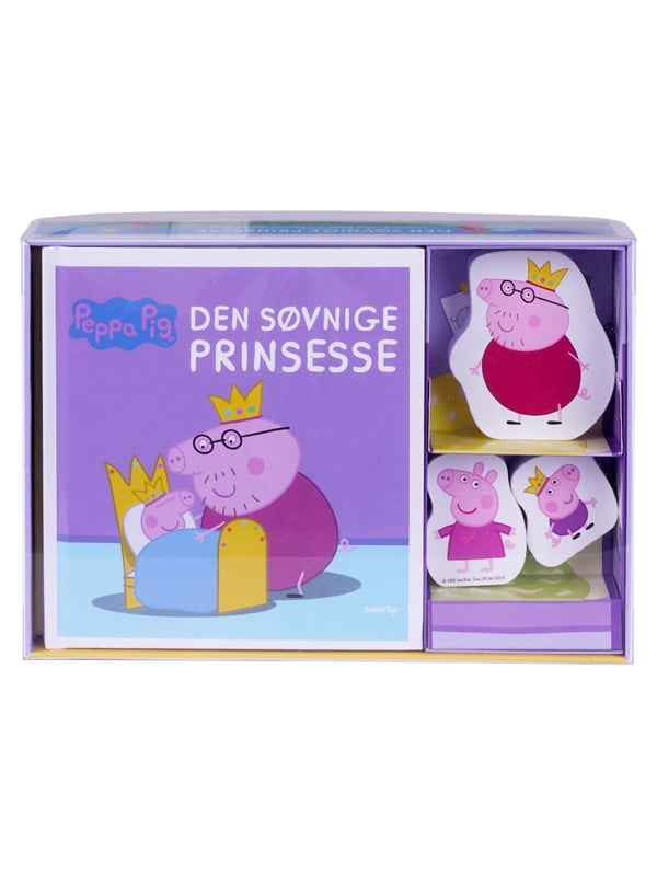 - Bog med 3 træfigurer - Den Søvnige Prinsesse (DK)