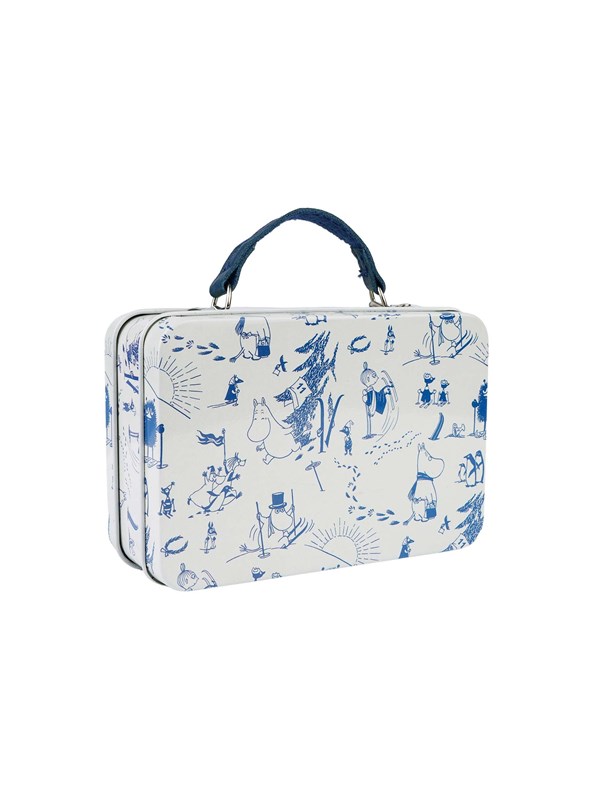 MOOMIN - Small Tin Suitcase - Blue