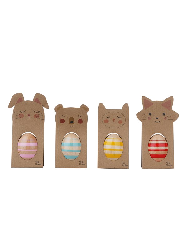 Little Woodies Little Woodeis - Egg Shaker 'mixed assort' - 12 pc