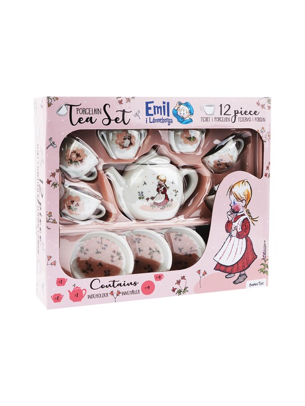 Emil fra Lønneberg Emil - Porcelain Tea Set - Ida