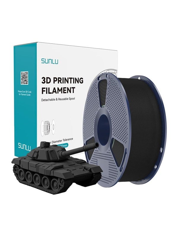 Sunlu PLA+ High-Speed Black Filament