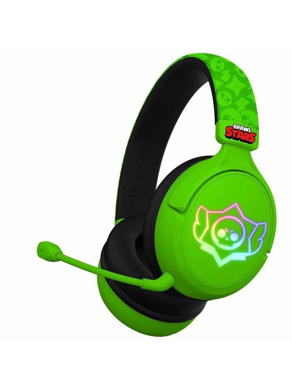 Subsonic Brawl Stars - Stars Skull Green - Wireless Headset - Nintendo Switch 2