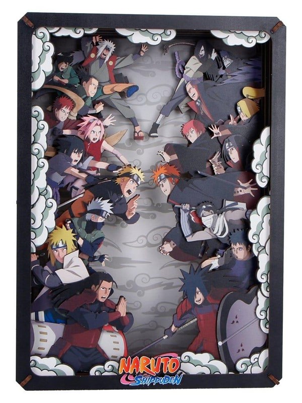 Naruto - Combat - wooden theatre large - bouwpakket (Nemesis Now)