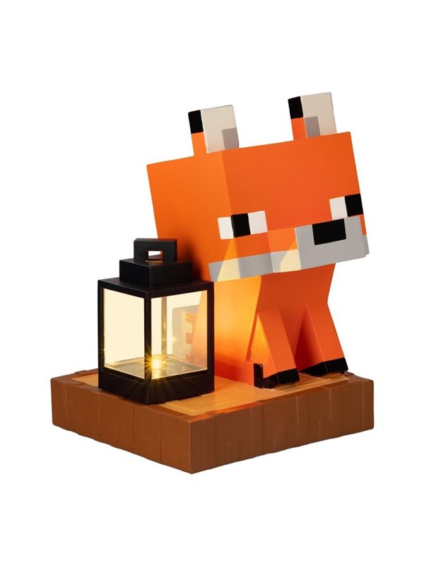 Minecraft Vos Solar Tuinlamp – 26 cm Buitenlamp met Dag‑en‑Nachtsensor – Paladone