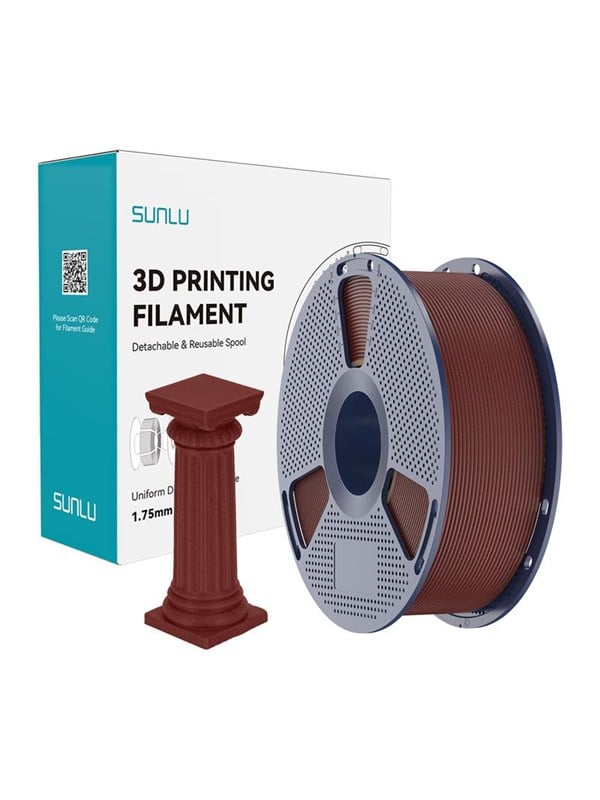 Sunlu PLA High-Speed Marble Filament (brick red)