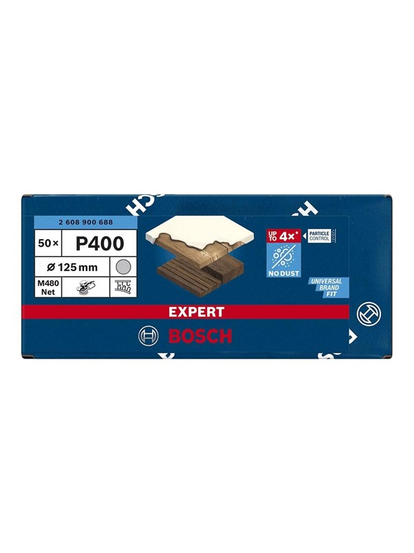 Bosch Expert M480 Sanding Sheets grit 400 50pcs
