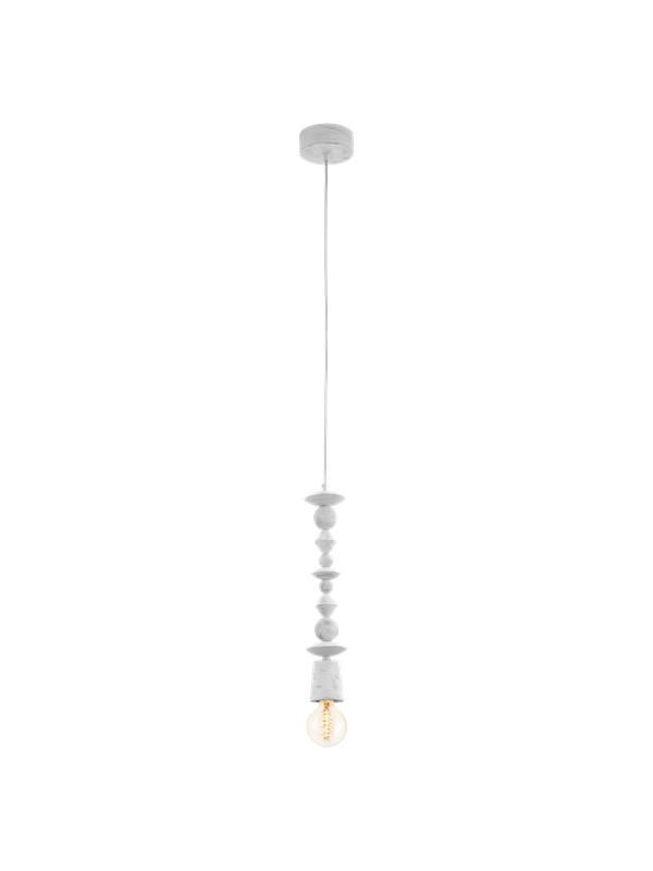 EGLO Vintage Avoltri - Hanglamp - 1 Lichts - Patina Wit