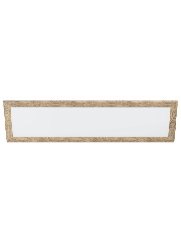 EGLO PIGLIONASSO PLAFOND 1245X345 RUSTIEK HOUT/WIT
