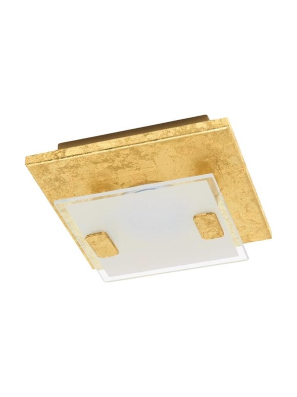 EGLO VICARO 1 PLAFOND 2,5W 180LM GOUD/SATIJN