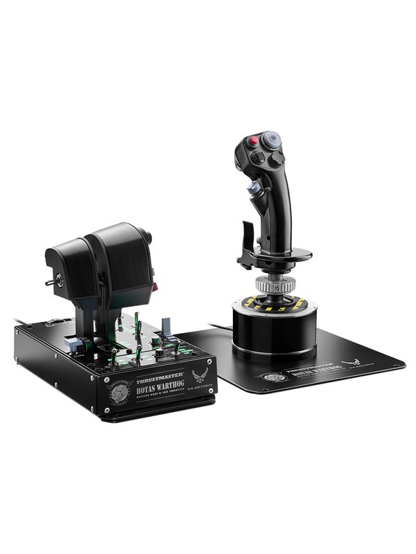 Thrustmaster HOTAS WARTHOG MKII - Officiële U.S. Air Force-Replica - VIPER-Flightstickgreep en A-10C-Throttle - Militaire Vluchtsimulatie op de PC