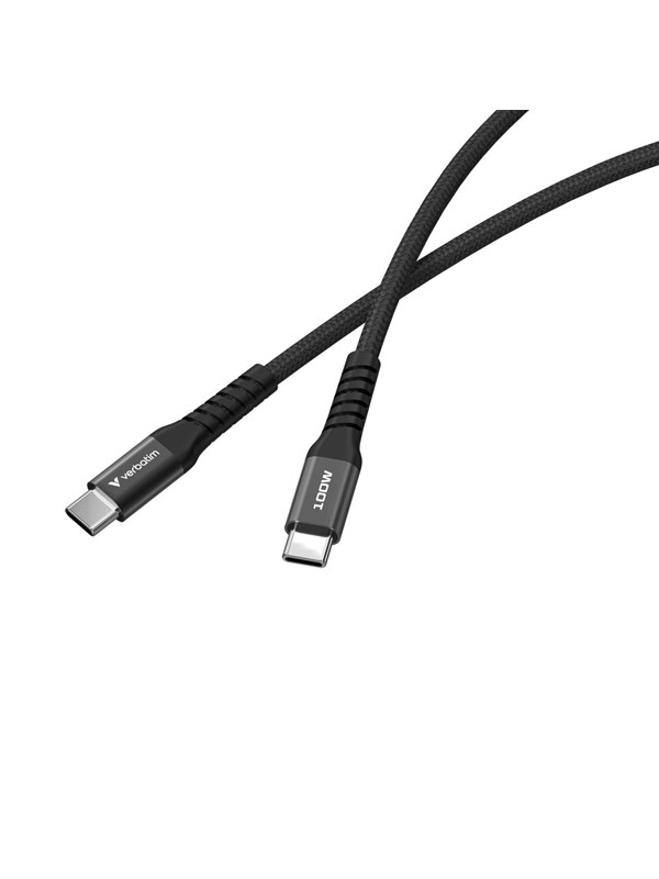 Verbatim USB-C - Magnetic - 100W - 2m - Black