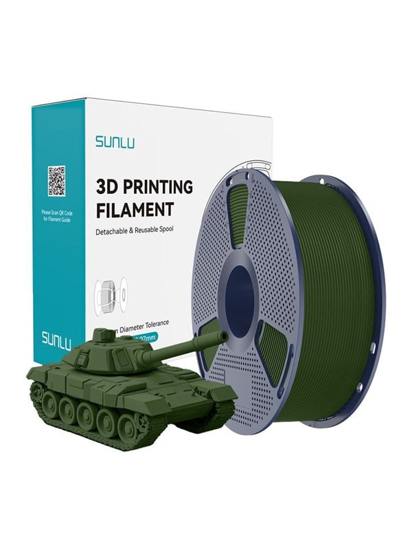 Sunlu PLA+ High-Speed Olive Filament