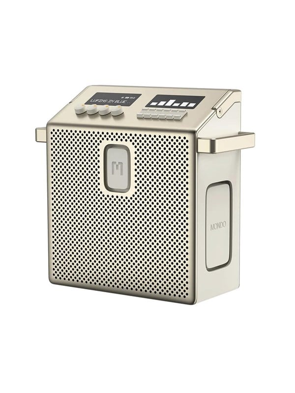 MONDO Medium Bluetooth Speaker – 60W – USB-C Fast Charging – tot 8uur Speelduur – 2025 model – Grijs
