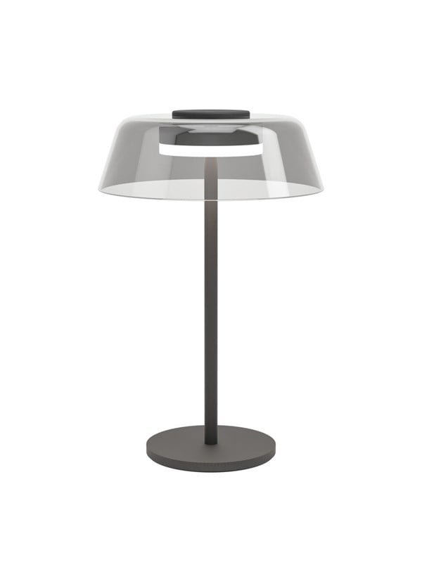 EGLO Arroyo-Z Tafellamp - 34 cm - Zwart/Smoke - Instelbaar RGB & wit licht - Dimbaar - Zigbee