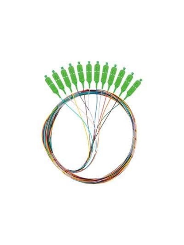 Lanberg pigtail - 2 m - multicolour - Zwart