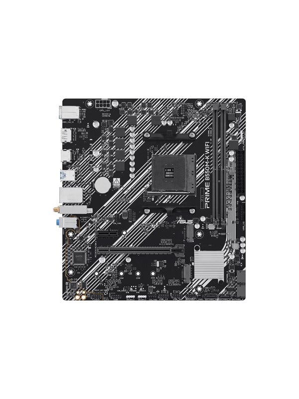 Asus PRIME B550M-K WIFI Moederbord - AMD B550 - AMD AM4 - DDR4 RAM - Micro-ATX