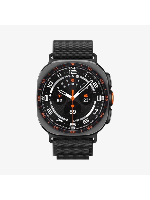 Spigen WBF1 Bandje Geschikt voor Samsung Galaxy Watch Ultra 2 / 1 - Zwart