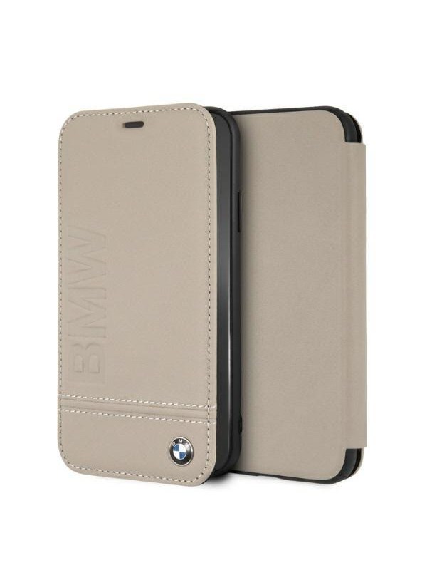 BMW Logo Imprint iPhone Xr Case - Beige