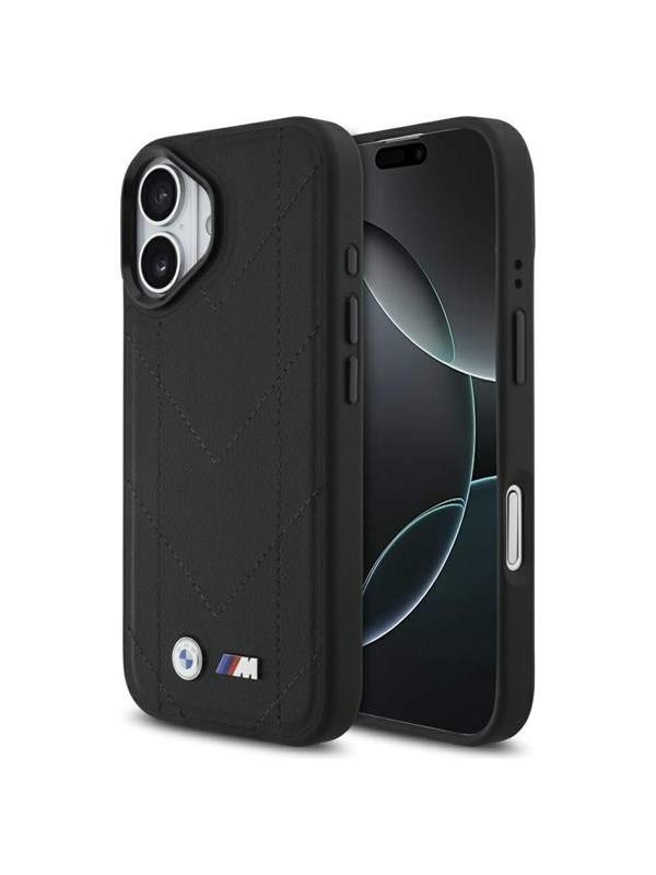 BMW M Quilted Logo MagSafe iPhone 17 Case - Black