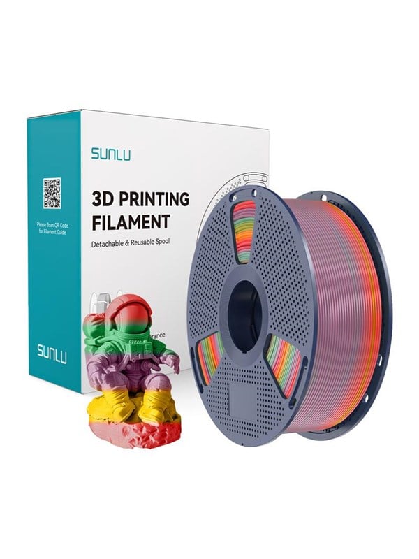 Sunlu PLA Filament (Rainbow) 01