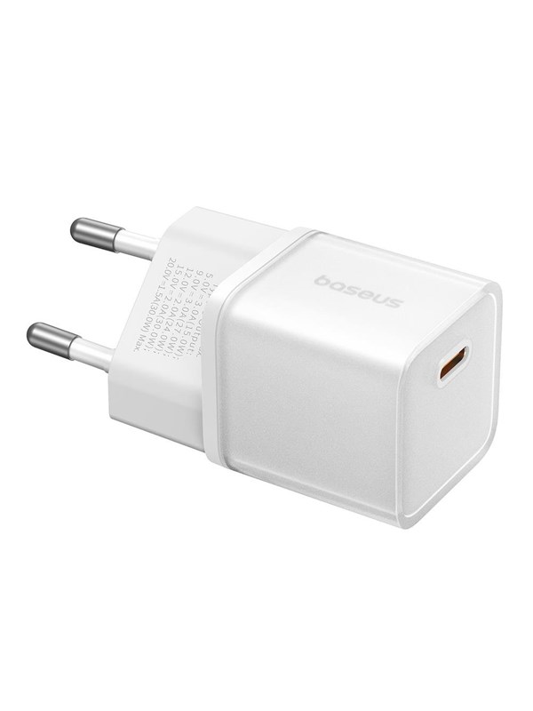 Baseus GaN5S 30W EU USB-C Wall Charger - White