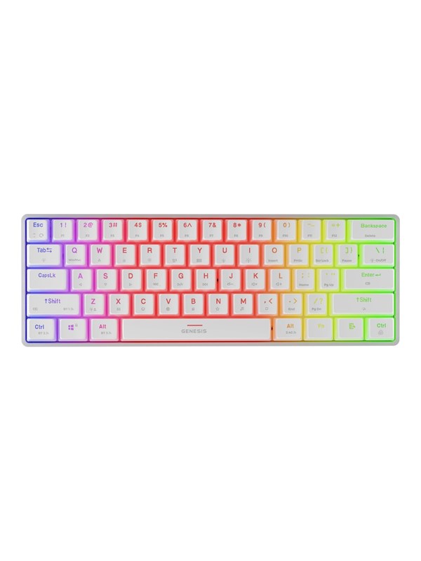 Genesis Thor 660 G2 RGB - Gaming toetsenbord - Engels (US international) - Wit