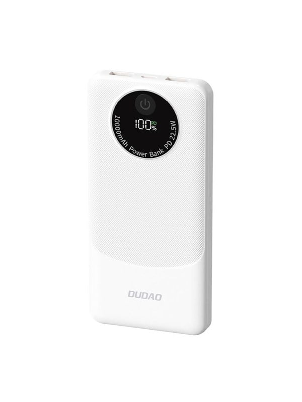 Dudao Powerbank K12 10000mAh PD22.5W USB-A USB-C - white