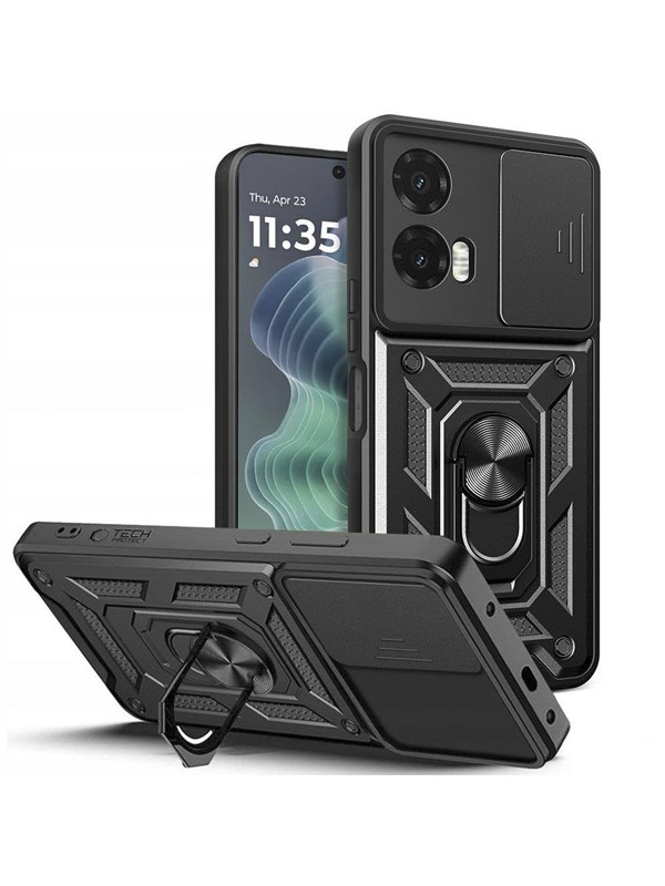 Tech-Protect CamShield Pro Case for Motorola Moto G35 5G - Black