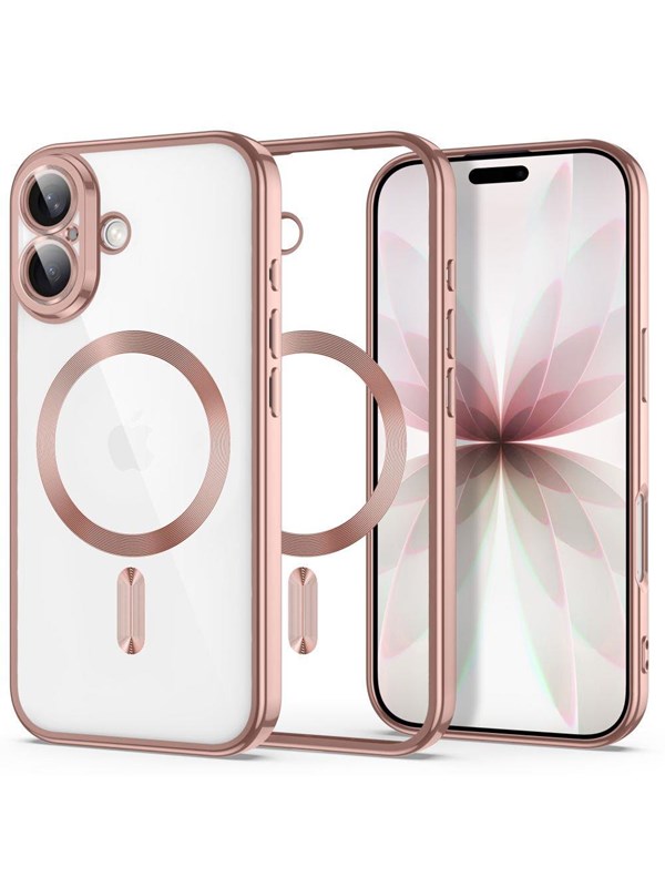Tech-Protect MagFlex Case for iPhone 17 - Transparent Pink