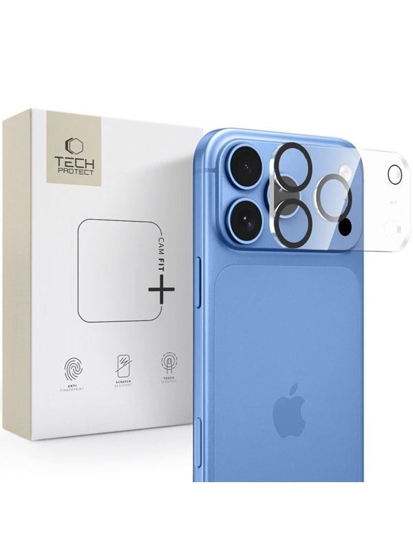 Tech-Protect Cam Fit+ Camera Cover for iPhone 18 Pro Max - Clear