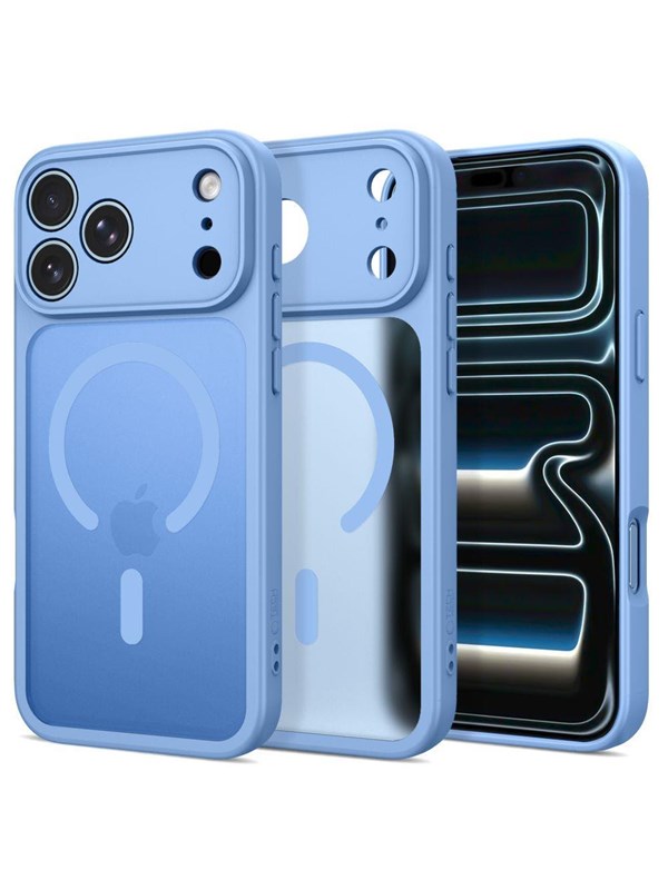 Tech-Protect BasicMag MagSafe case for iPhone 17 Pro / 18 Pro - light blue matte