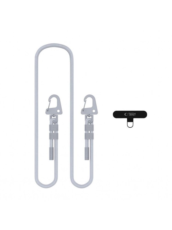 Tech-Protect C5SD Rope CrossBody Phone Lanyard - Gray