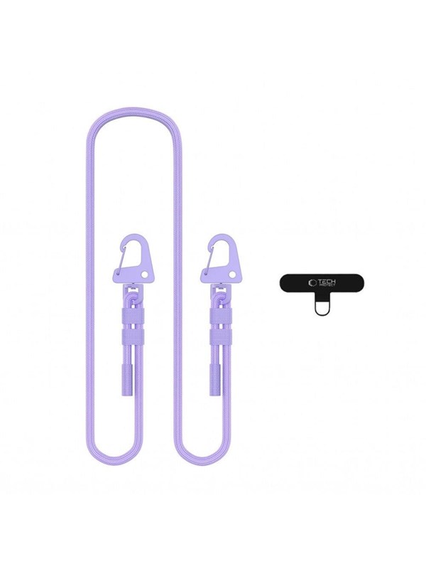 Tech-Protect C5SD Rope CrossBody Phone Lanyard - Lavender
